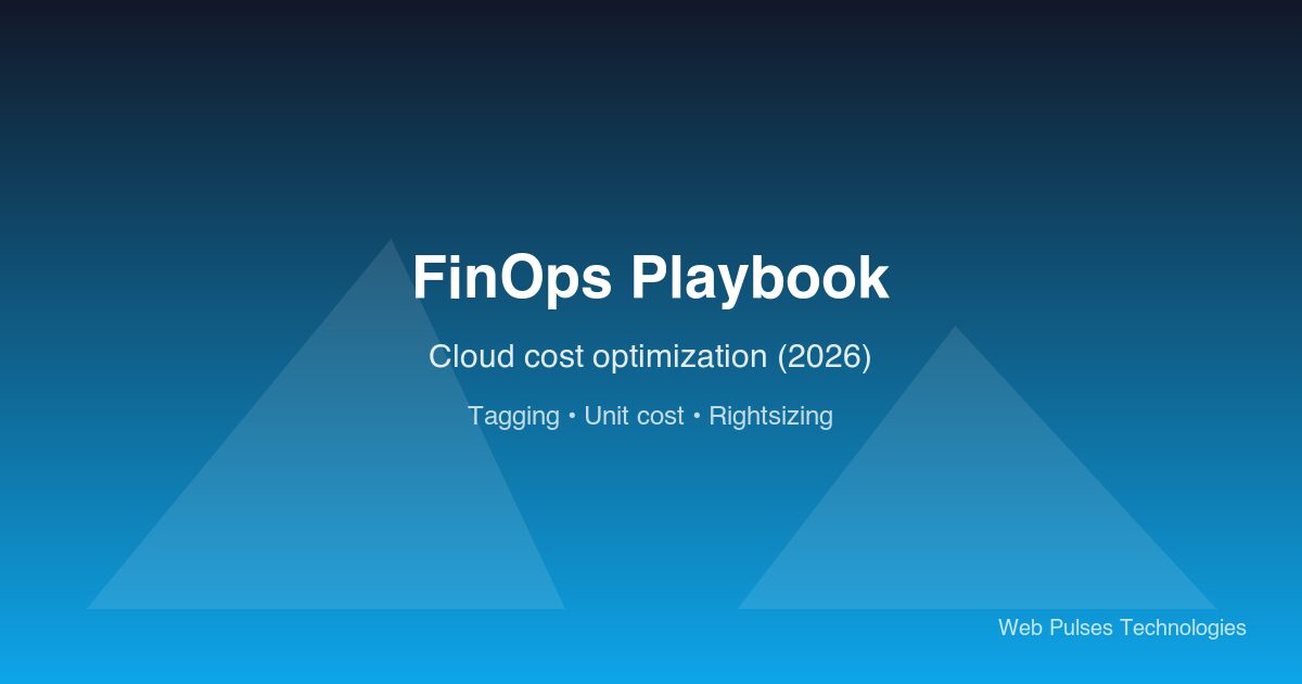 FinOps in 2026: Cloud Cost Optimization Playbook for IT Teams