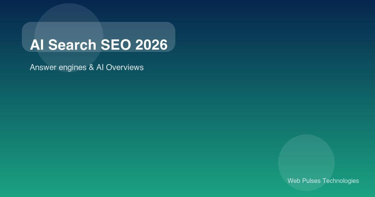 AI Search Optimization in 2026: SEO for Answer Engines and AI Overviews